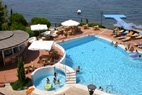 The swimming pool of Poseidon Palace Hotel***** near Patras
