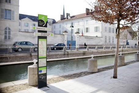Visite de la ville de Troyes les vélovoies