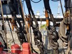 Visite de l'Hermione les poulies