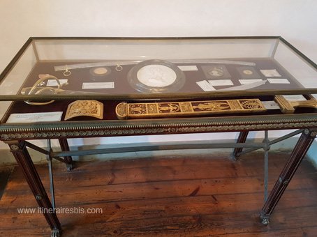 Visite du musée Napoléon objets personnels de Napoléon Bonaparte