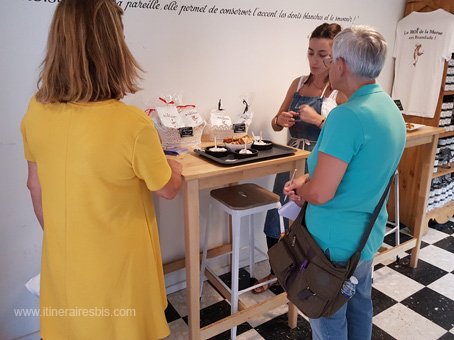 Boutique La Nîmoise à Nîmes la dégustation