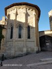 Visite de Saint Emilion arrière de l'église