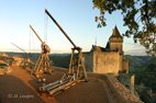 Le Château de Castelnaud les trébuchets
