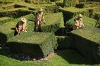 Jardins de Marqueyssac les jardiniers au travail