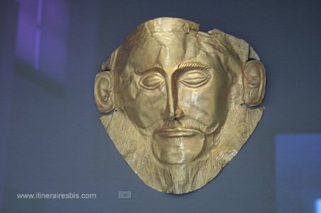Musée Archéologique d'Athènes Masque mortuaire dit Agamemnon