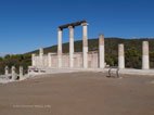 Visite du site Archéologique d'Epidaure portique de l'abaton