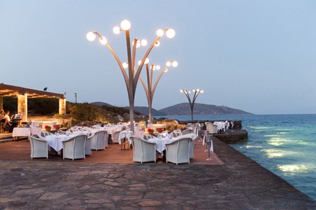 The Thalassa restaurant of the Elounda Bay Palace 
