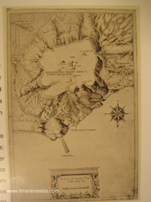 photo ancien plan de Aptera près de xania crète