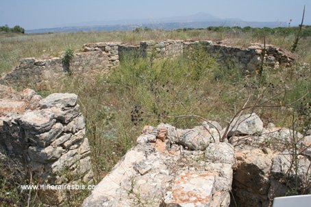 photo des défenses aériennes Allemandes de Aptera près de xania crète