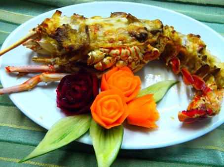 Le Restaurant Pigadi à Rethymno Langouste grillée