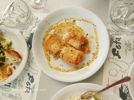 Le Restaurant Rigani à Loutraki feta frite