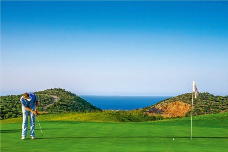 Visite de Hersonissos le parcours de golf 18 trous