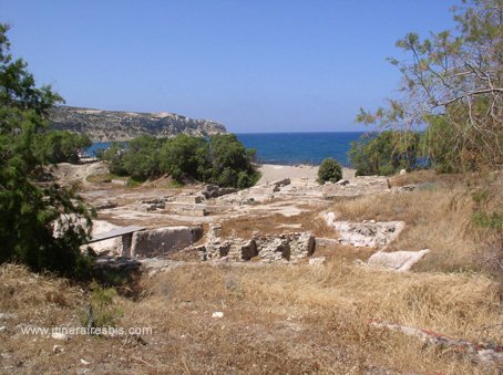 Sur cet emplacement, se trouvait le port de Kommos