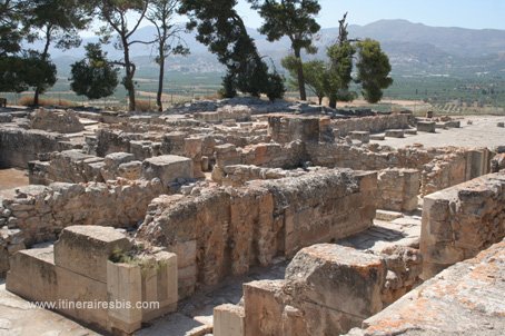 Visite du site archéologique de Phaistos les archives