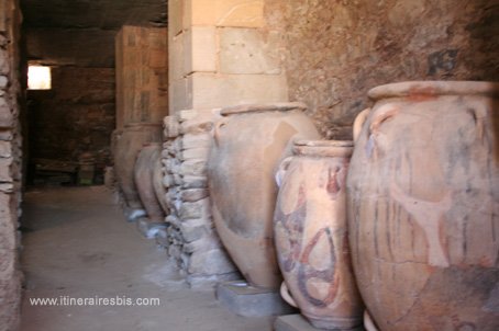 Visite du site archéologique de Phaistos les poteries