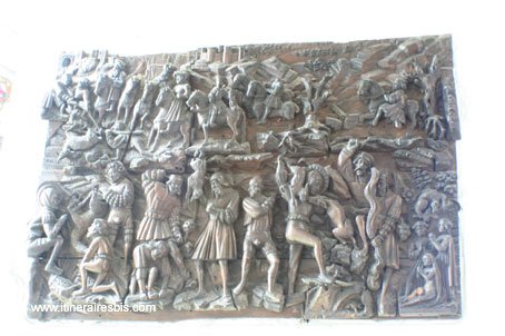 Visite du Château du Bunratty Haut relief de Saint Hubert (Allemagne)