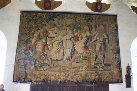 Visite du Château du Bunratty tapisserie des Gobelins (France)