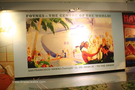 Photo d'une affiche commerciale de la Pan American