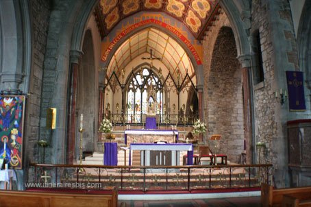 Visite du village de Adare intérieur de l'église de la Sainte Trinité