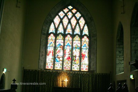 Visite de Galway musée vitraux de l'église Saint Nicolas