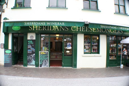 Visite de Galway Sheridan's le palais du fromage