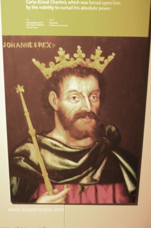Visite de Limerick le château portrait du roi Jean