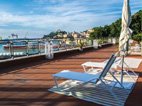 la terrasse de l'Hôtel Seeport**** Ancône