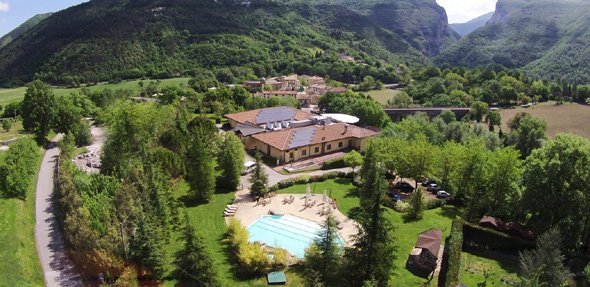  Hôtel et Spa Le Grotte à Genga vue aérienne