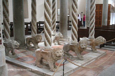 Photo visite Ravello la cathédrale San Pantaleone colonnes en marbre
