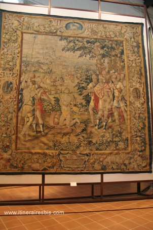 Visite de la ville de Ferrare Le musée de la Cathédrale tapisserie