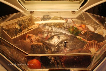 Restaurant San Martino &agrave; Impruneta assortiment de poissons