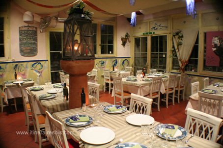 le Restaurant San Martino &agrave; Impruneta une des salles