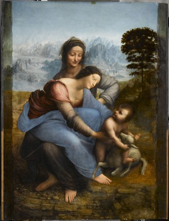 Le musée du Louvre-Lens La Vierge l'Enfant Jésus et Sainte Anne